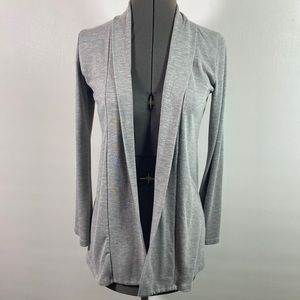 Pretty Good Women Long Sleeve Cardigan Lay Back Collar Light Weight Size M